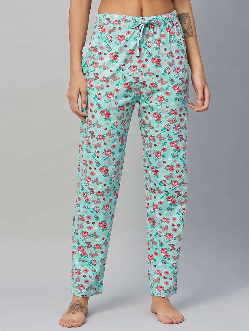mid rise printed pajama