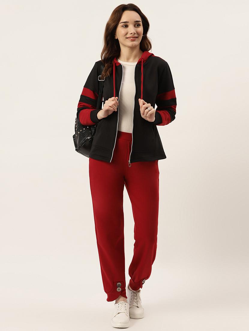 long sleeve solid hooded jacket - 18263155 - Standard Image - 3
