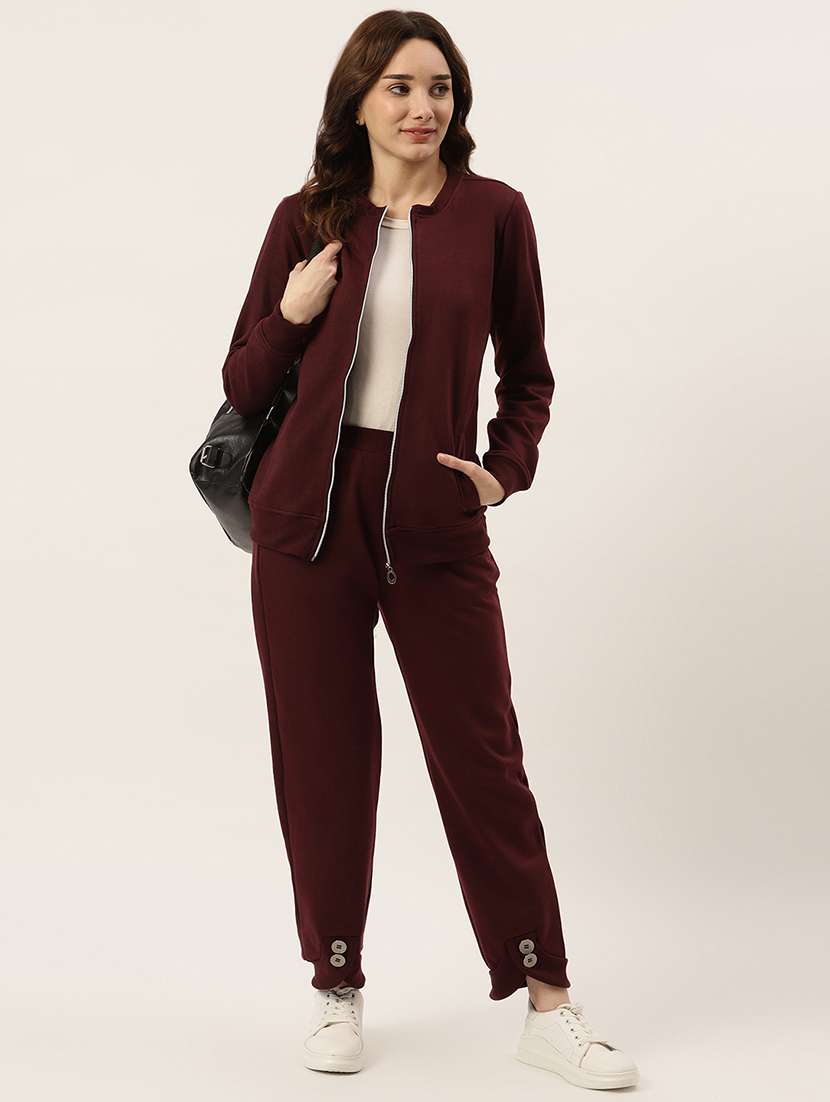 round neck solid regular jacket - 18263170 -  Standard Image - 3