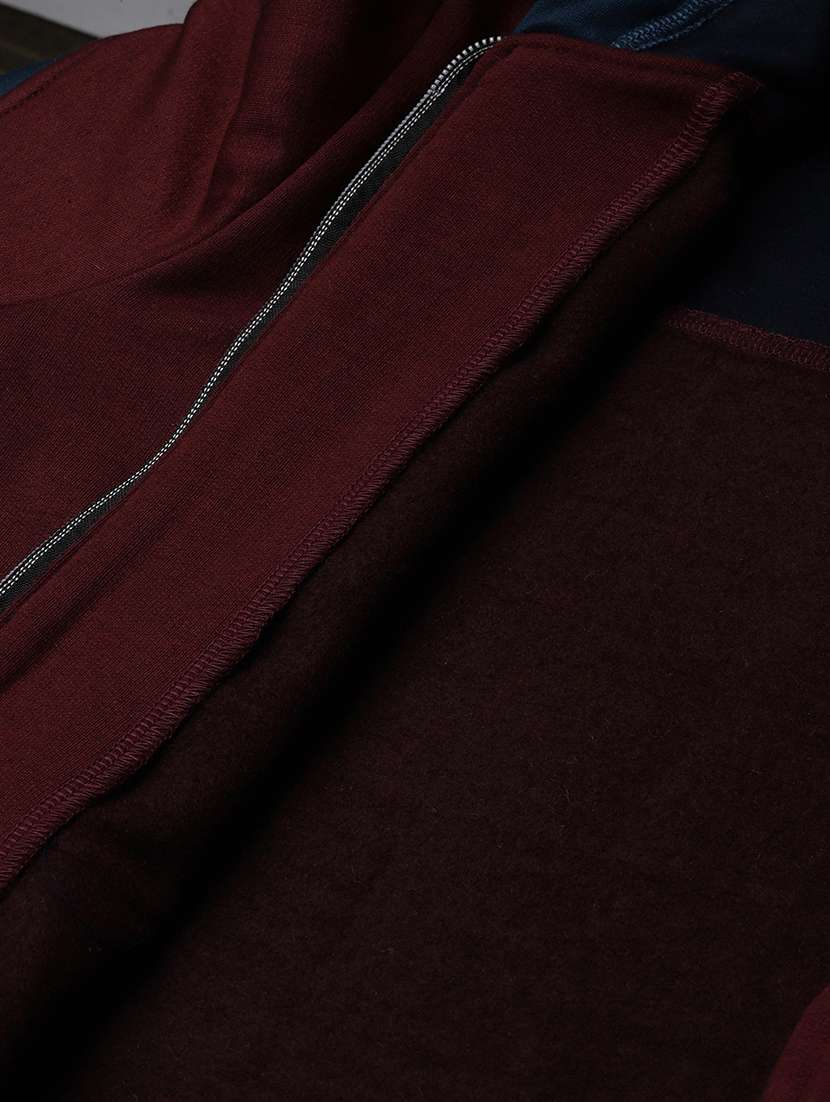 long sleeve solid hooded jacket - 18263182 - Standard Image - 5
