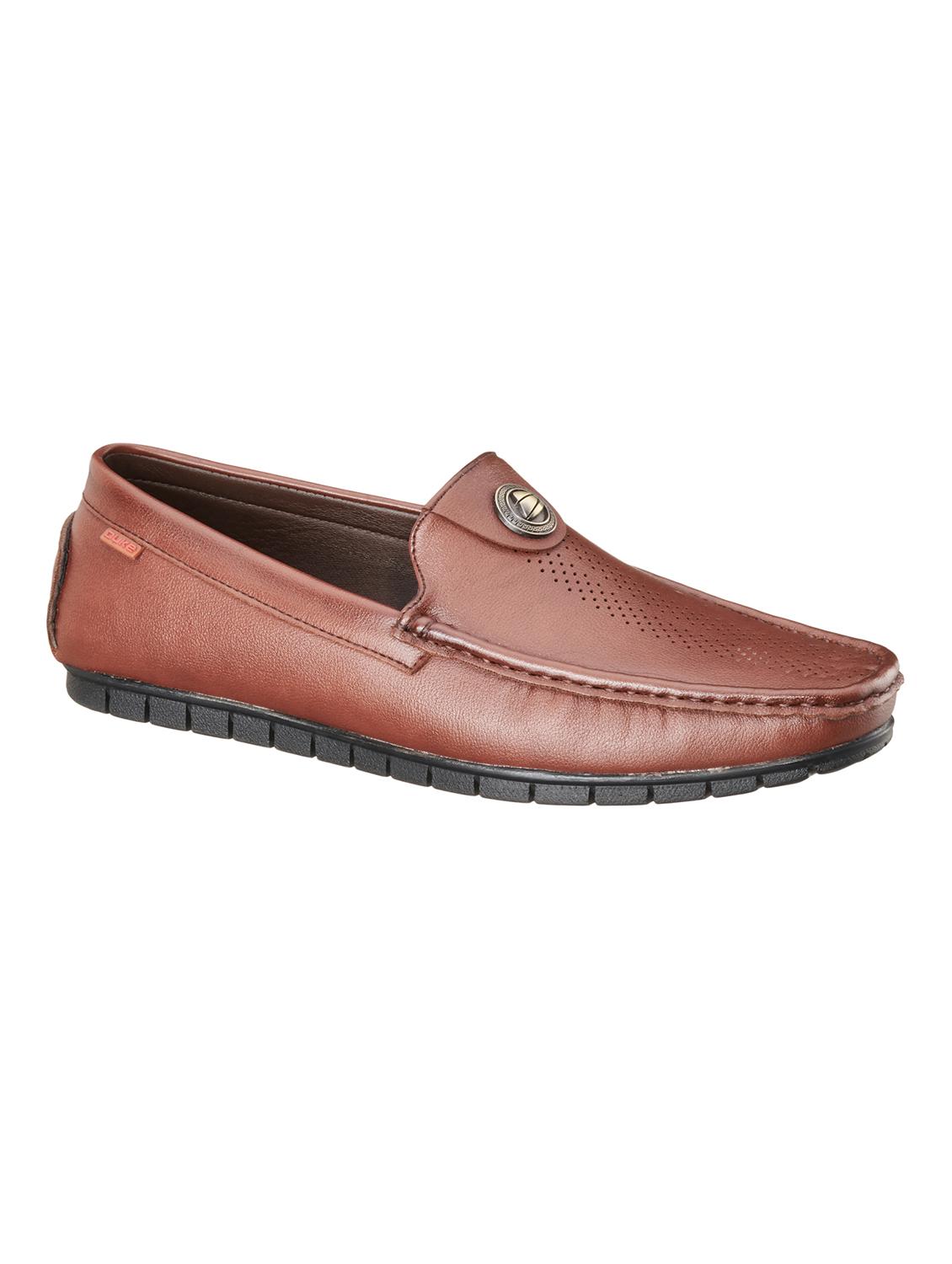 tan synthetic slip on loafers - 18264127 -  Zoom Image - 0