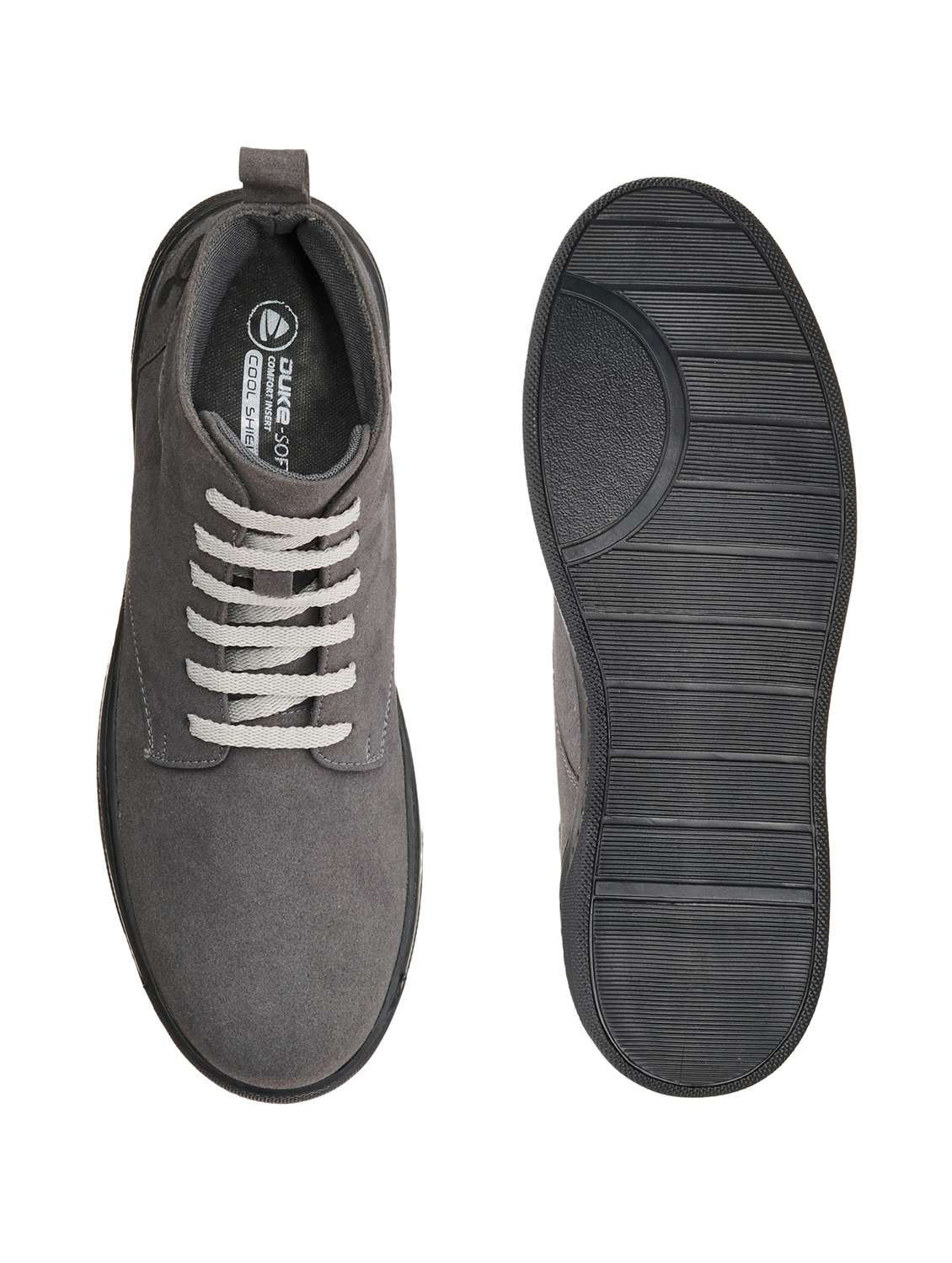 grey suede lace up boots - 18264253 - Standard Image - 3