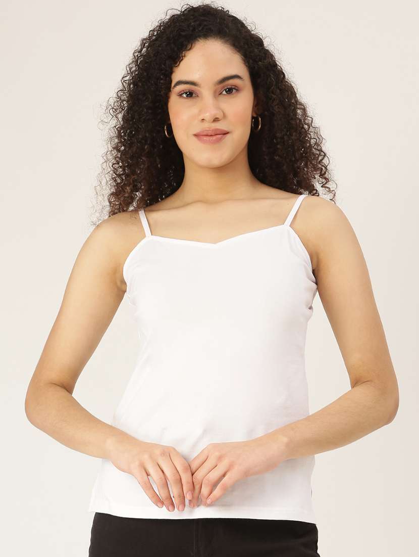 cami neck solid top - 18266458 -  Zoom Image - 0