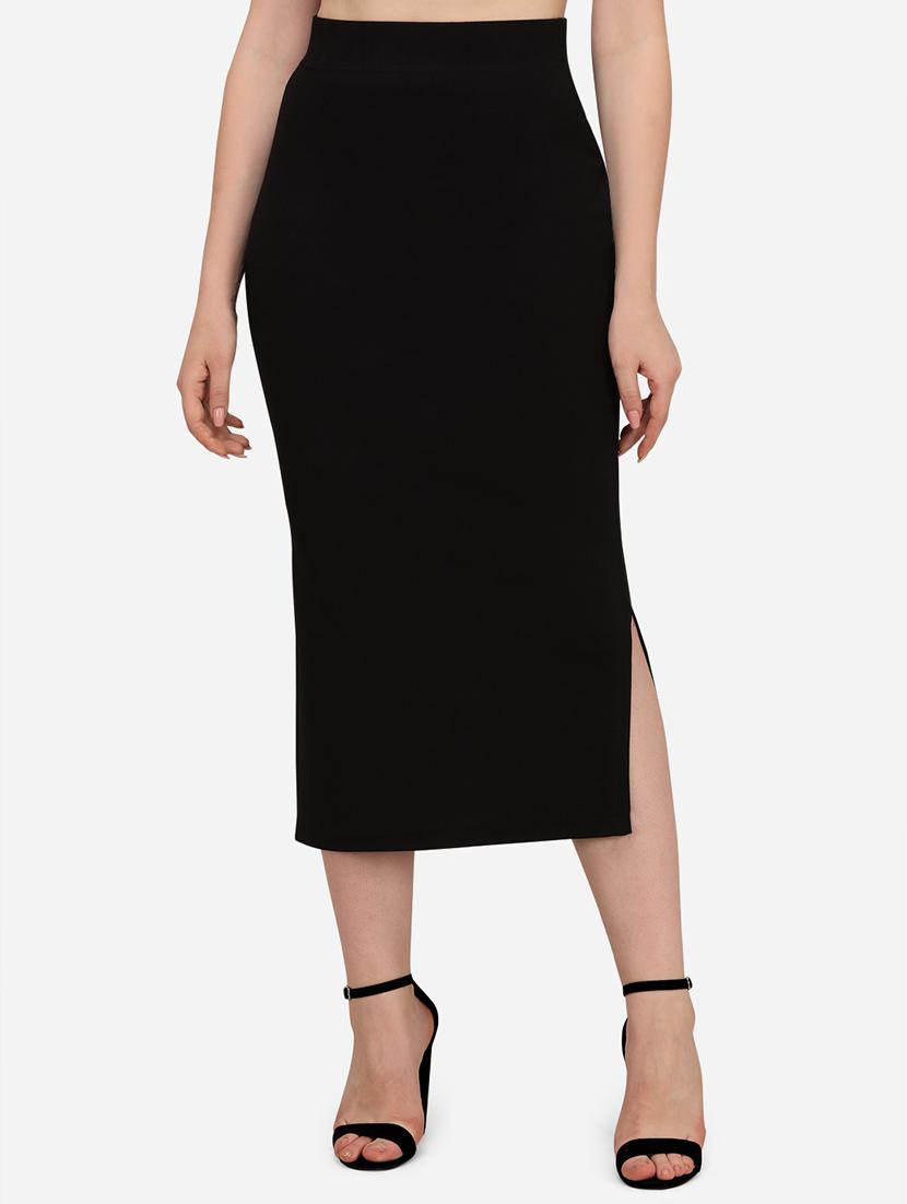 black solid saree shaper shapewear - 18266899 - Zoom Image - 0