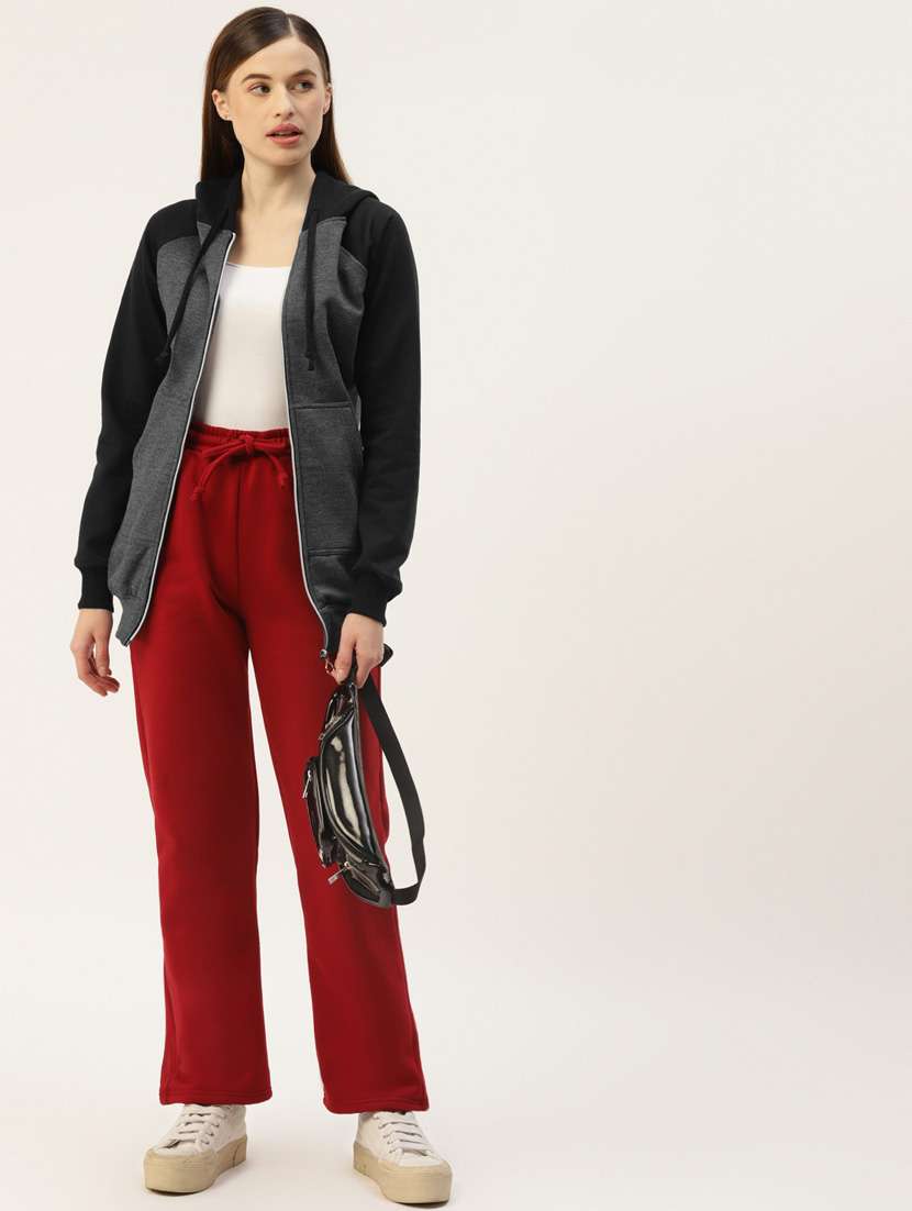 hooded neck color block sweatshirt - 18267842 -  Standard Image - 3