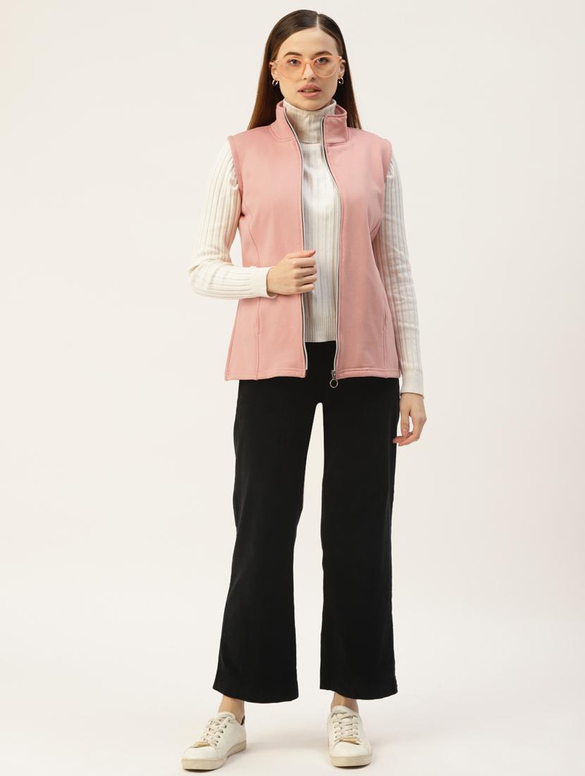 sleeveless solid regular jacket - 18267848 - Standard Image - 3