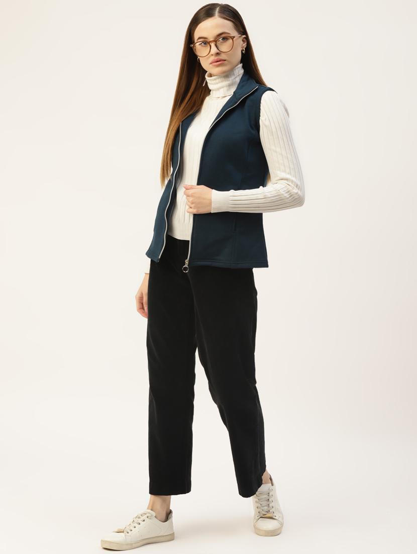 sleeveless solid regular jacket - 18267854 - Standard Image - 3