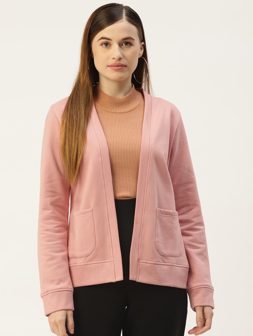 long sleeve solid cardigan - 18267956 - Zoom Image - 0