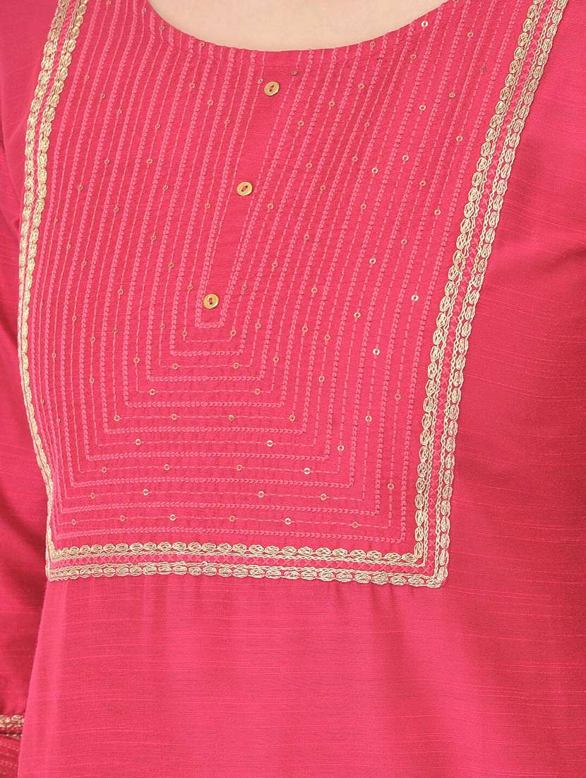 women's straight kurta - 18269224 - Standard Image - 5