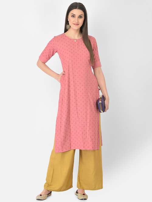 women's straight kurta - 18269244 -  Standard Image - 0