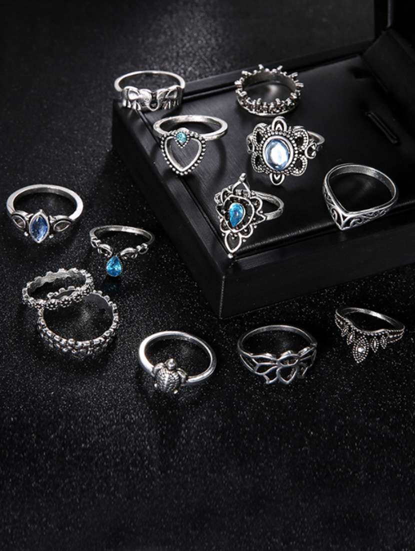 silver plated finger  ring