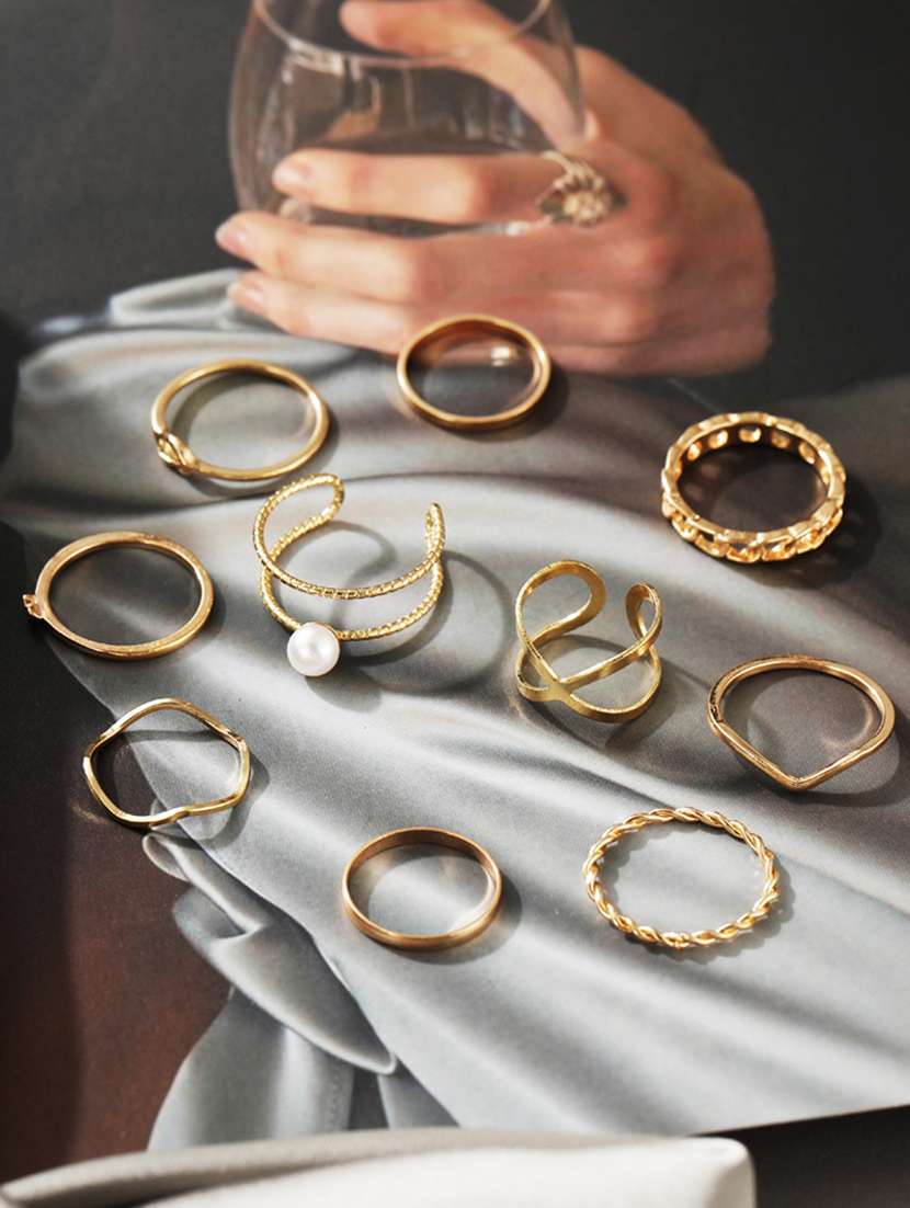 gold plated finger  ring