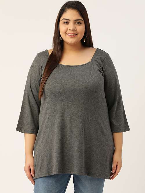 women's a line square neck top - 18271875 - Standard Image - 0