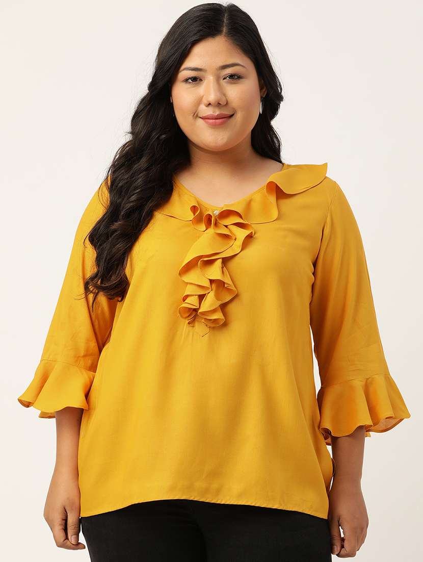 women's straight v neck top