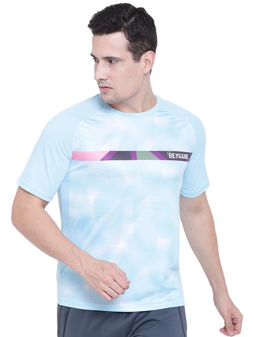 light-blue printed t-shirt - 18272442 - Standard Image - 0