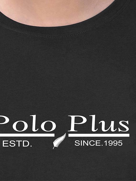 black chest printed t-shirt - 18272709 - Standard Image - 3