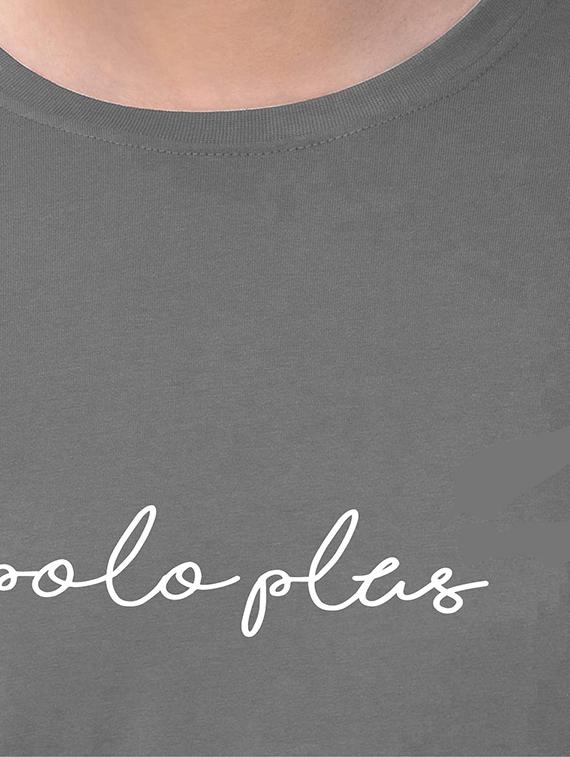 grey chest print t-shirt - 18272723 - Standard Image - 3