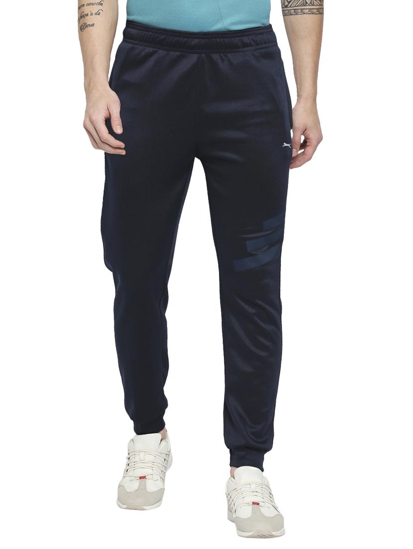 navy blue solid joggers track pant - 18273539 - Zoom Image - 0
