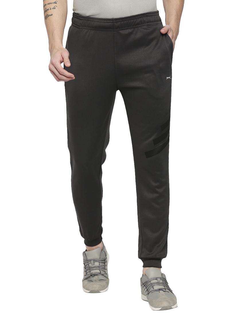 charcoal-grey solid joggers track pant - 18273540 - Zoom Image - 0