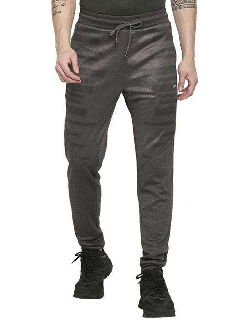 charcoal-grey melange joggers track pant - 18273547 - Standard Image - 0