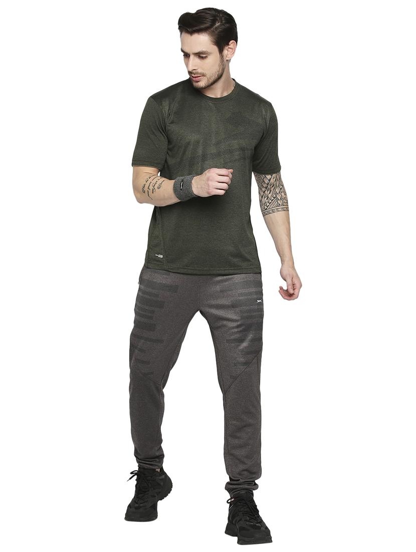 charcoal-grey melange joggers track pant - 18273547 - Standard Image - 3
