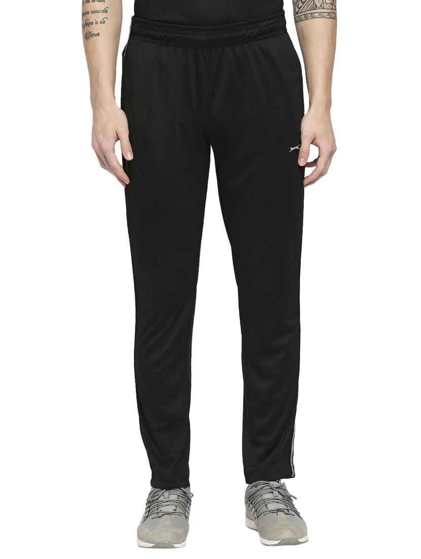 black solid length track pant - 18273559 -  Zoom Image - 0