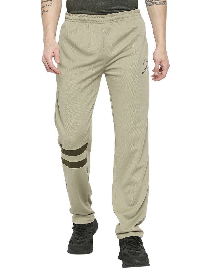 olive textured track pant - 18273569 -  Zoom Image - 0