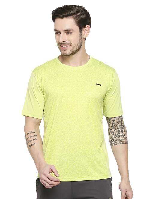neon-green printed t-shirt - 18273683 -  Standard Image - 0