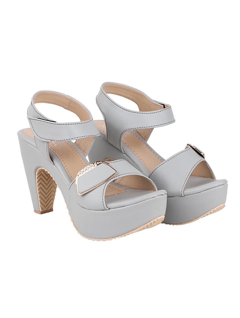 grey back strap sandal - 18275204 -  Zoom Image - 0