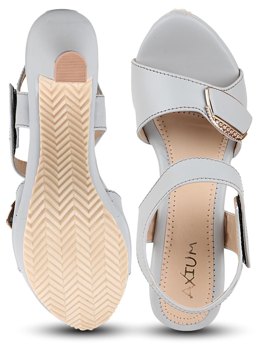 grey back strap sandal - 18275204 - Standard Image - 3