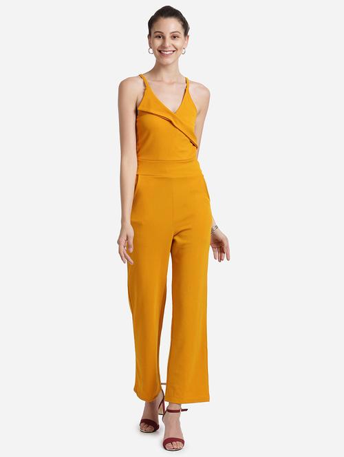 cami neck solid full leg jumpsuit - 18276743 - Standard Image - 0