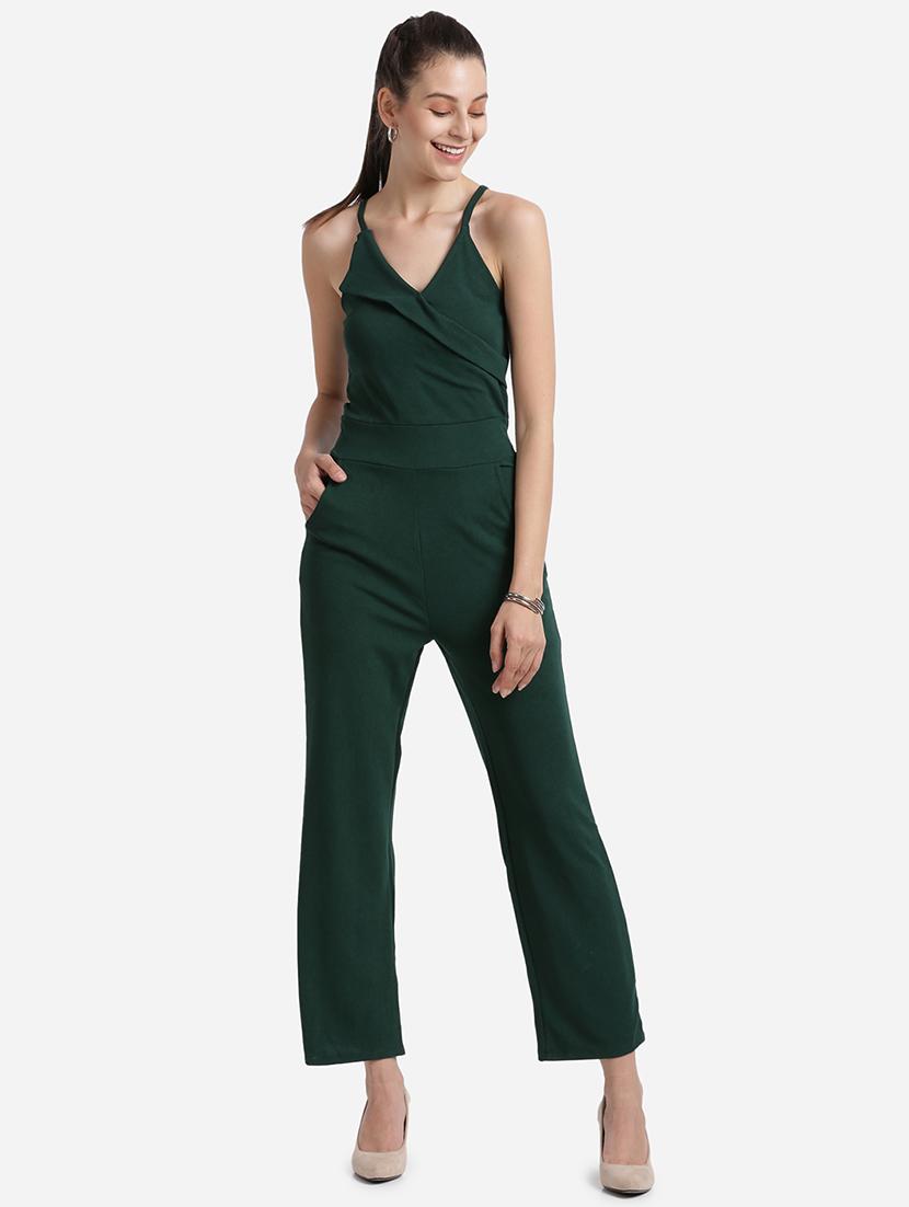 cami neck solid full leg jumpsuit - 18276745 -  Zoom Image - 0