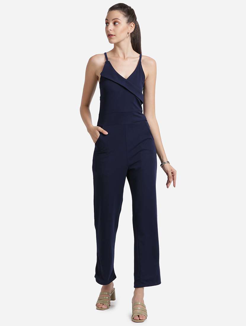 cami neck solid full leg jumpsuit - 18276746 - Zoom Image - 0