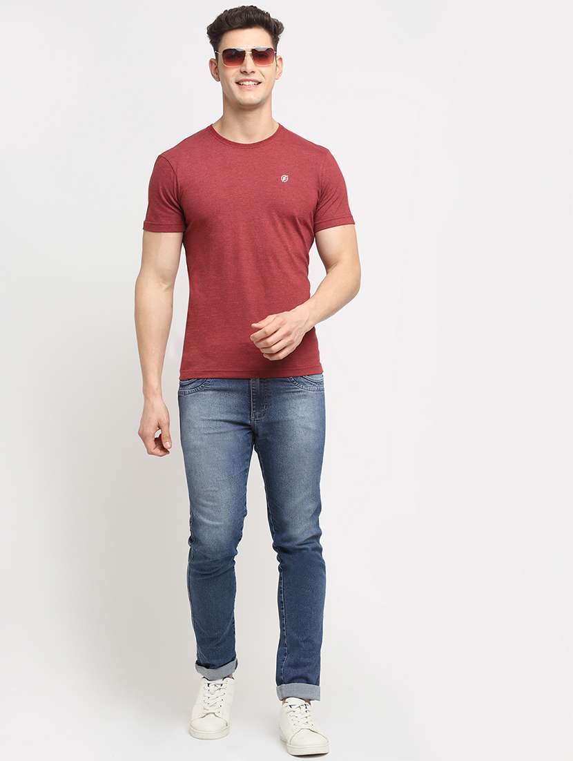 men solid short sleeves t-shirt - 18277197 - Standard Image - 3