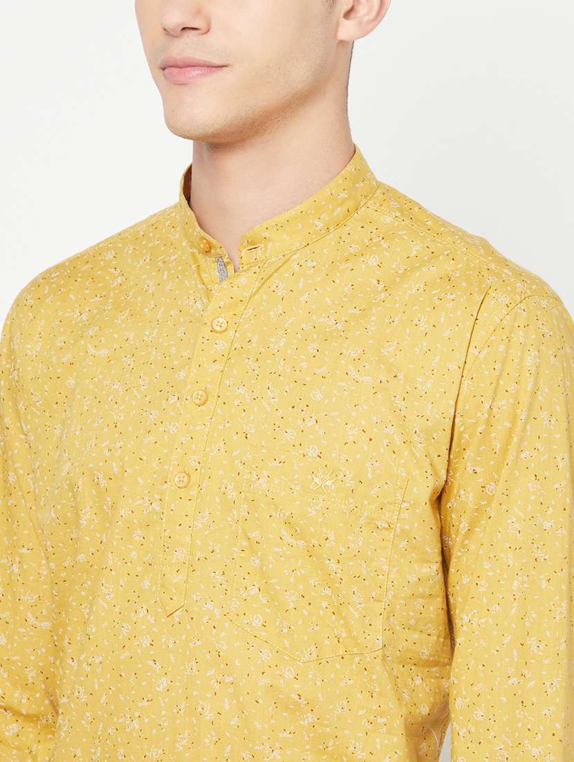 yellow printed short kurtas - 18277475 -  Standard Image - 5