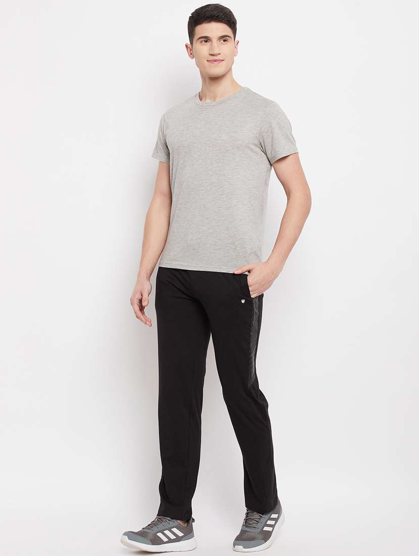 black side-striped track pant - 18280587 - Standard Image - 3