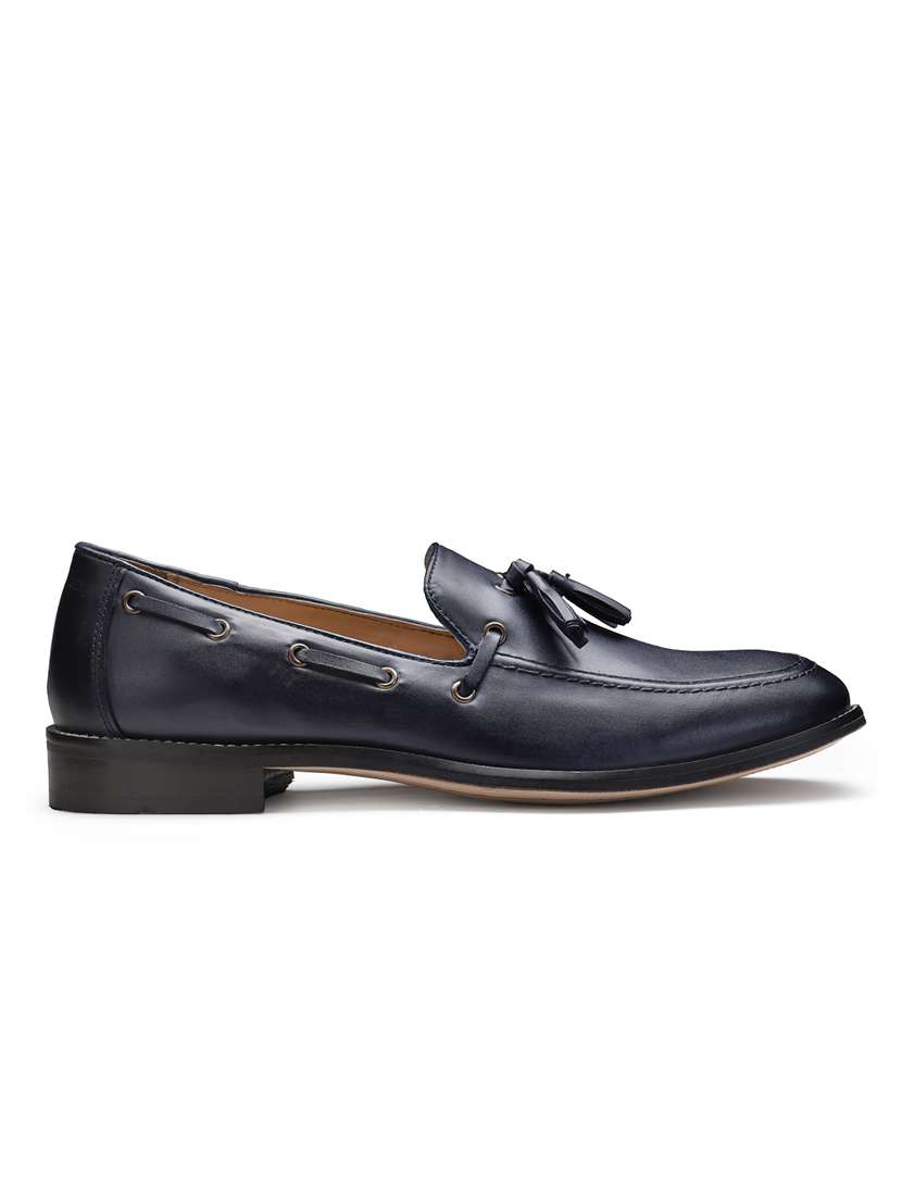 men slip on tassle detailing loafers - 18280614 -  Standard Image - 3