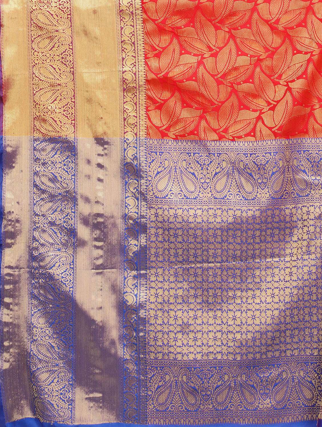 women's banarasi saree with blouse - 18280787 -  Standard Image - 5