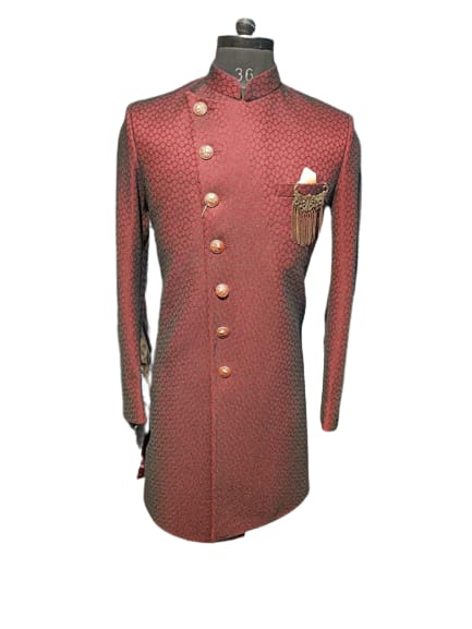 jackard party wear indo western  - 18280889 -  Zoom Image - 0