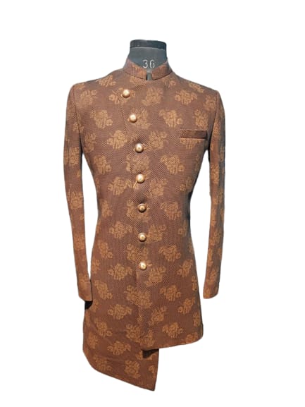 jackard party wear indo western - 18280890 - Standard Image - 0