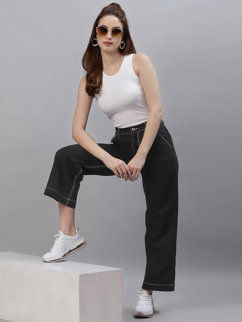 women solid sleeveless round neck top - 18281341 - Standard Image - 3