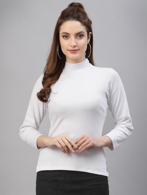 women's straight mock neck top - 18281381 -  Standard Image - 0