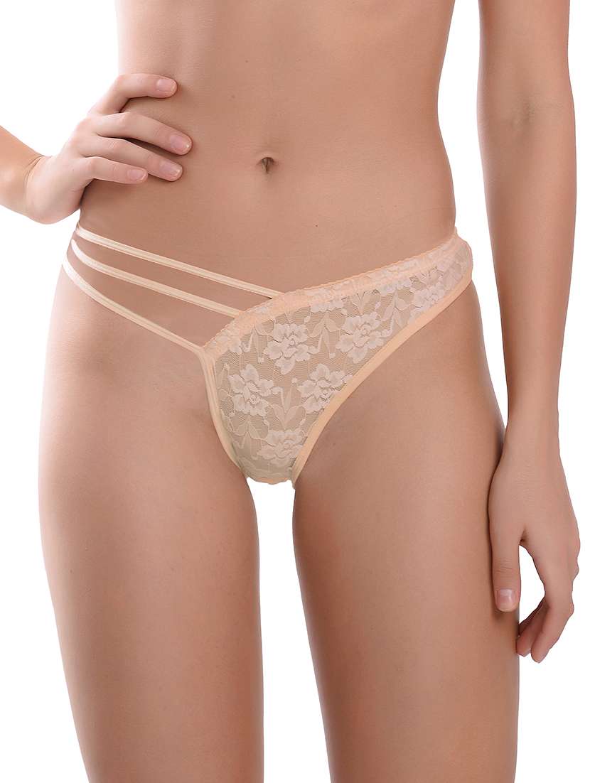 beige net bikini panty - 18281649 - Zoom Image - 0