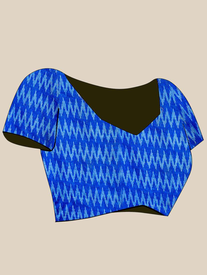 women's ikat red colored saree - 18281934 -  Standard Image - 3