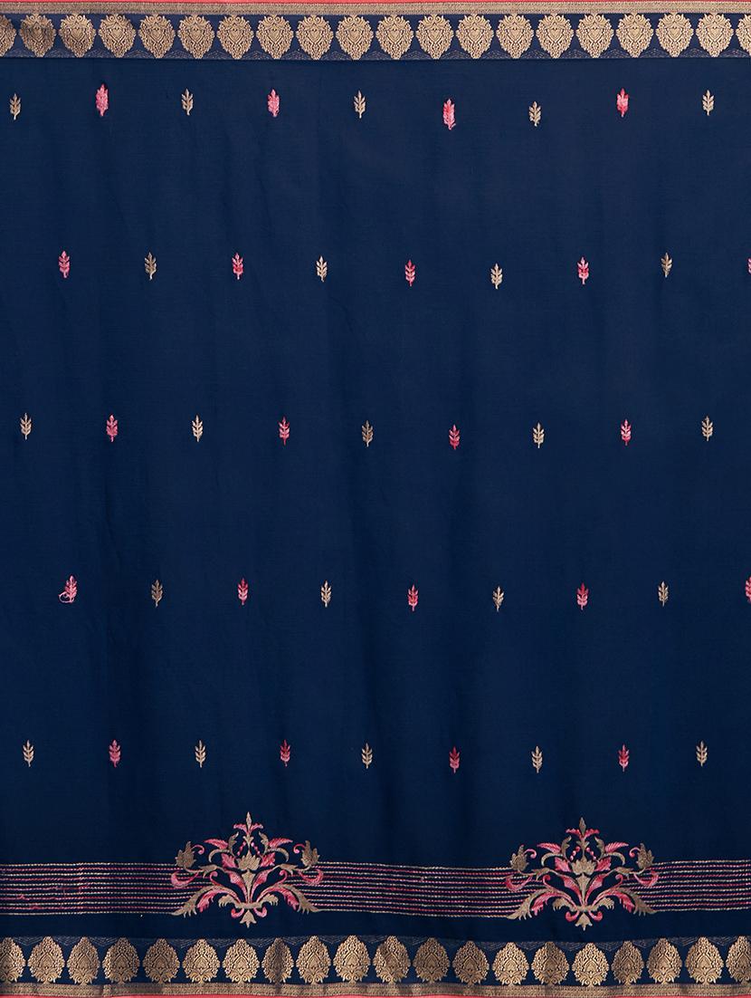 women's embroidered saree - 18283824 - Standard Image - 3