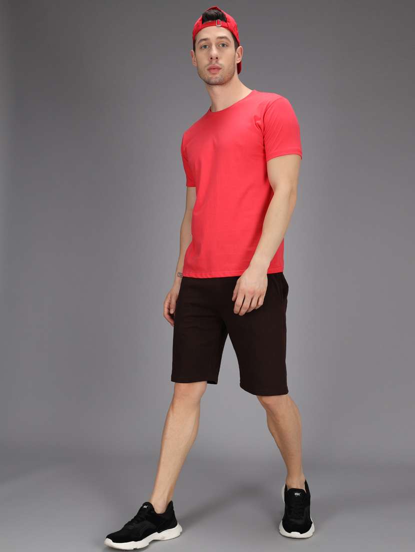 brown solid short - 18283979 -  Standard Image - 3