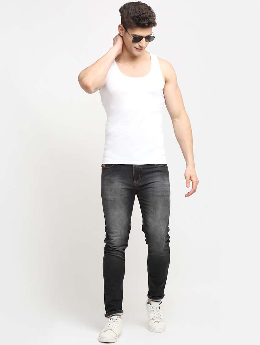 white solid vest - 18284322 - Standard Image - 3