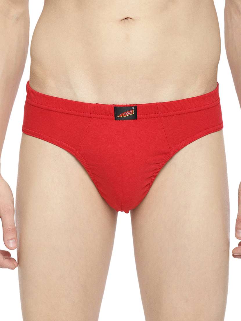 red solid hipster brief - 18284345 - Zoom Image - 0