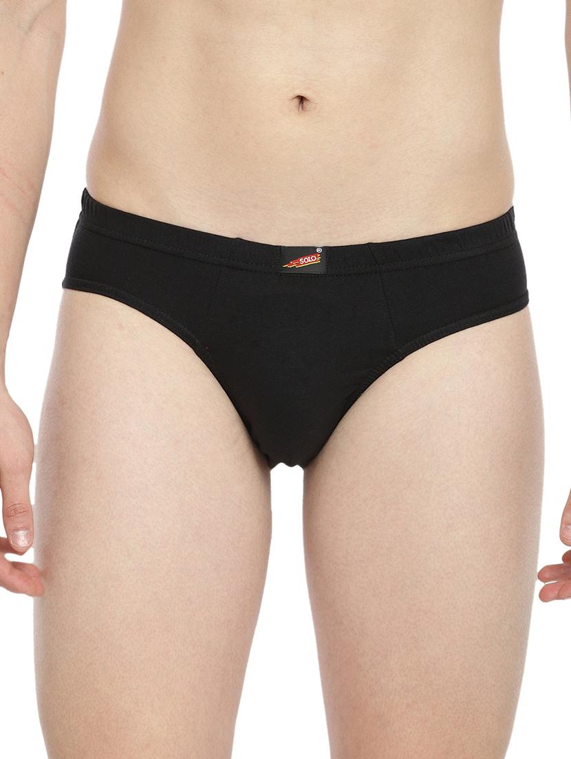 black solid hipster brief - 18284349 - Zoom Image - 0
