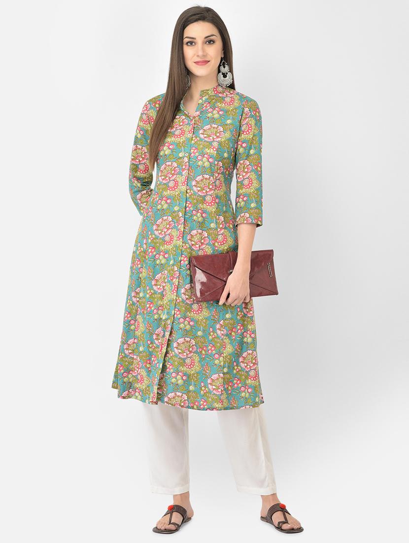 women's front slit kurta